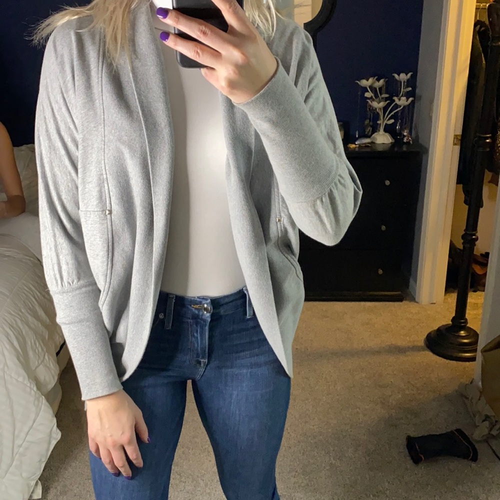 Gray sweater